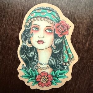 🎀10 for $10🎀 New Vinyl Sticker Pin Up Girl Tattoo Sailor Flapper Mermaid…